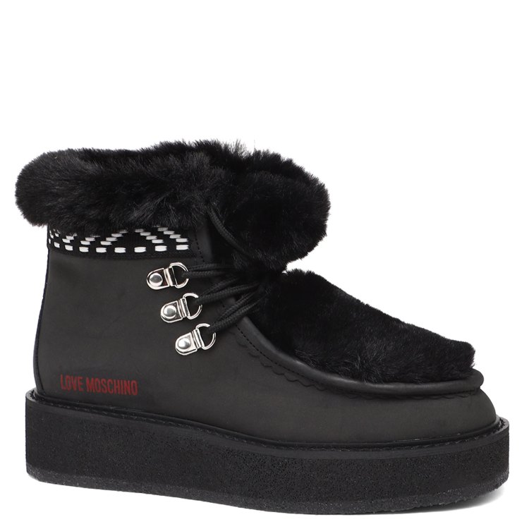 

Ботинки женские Love Moschino JA21154G черные 39 EU, Черный, JA21154G