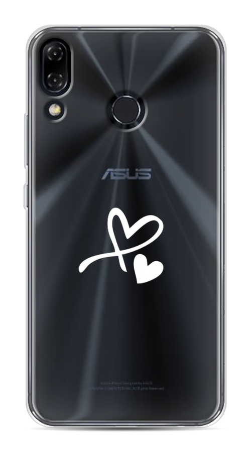 

Чехол Awog на Asus Zenfone 5 ZE620KL "Сердечко минимализм", Белый, 43350-6