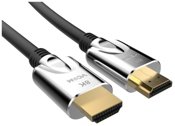 фото Кабель vcom cg862-2m hdmi - hdmi 2м silver/black