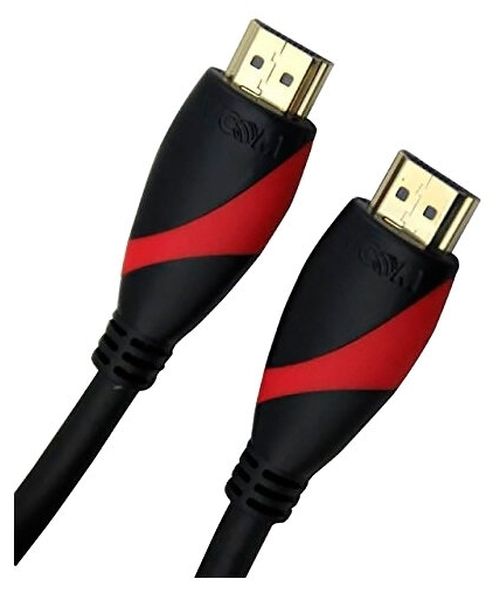 Кабель VCOM CG525-R-1.5 HDMI - HDMI 1,5м Black/Red