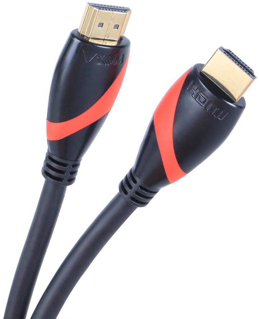 фото Кабель vcom cg525-r-0.5 hdmi - hdmi 0,5м black/red