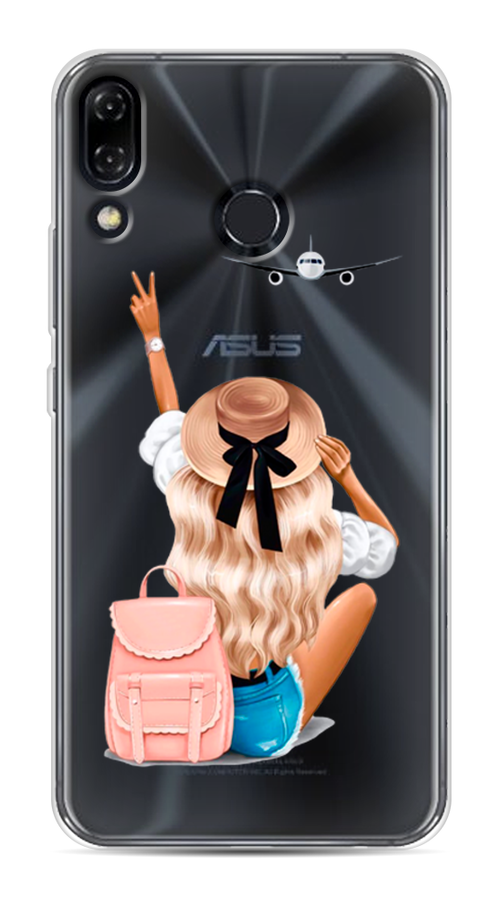 

Чехол Awog на Asus Zenfone 5 ZE620KL "Автостопом самолетом", Бежевый;розовый;голубой, 43350-7