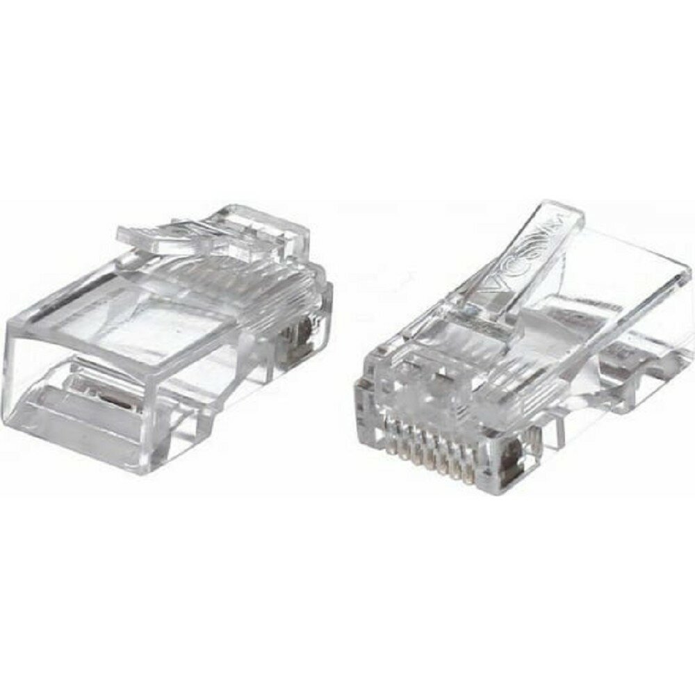 

Коннектор VCOM RJ-45 8P8C (VNA2200-1/100), Белый, RJ-45 8P8C