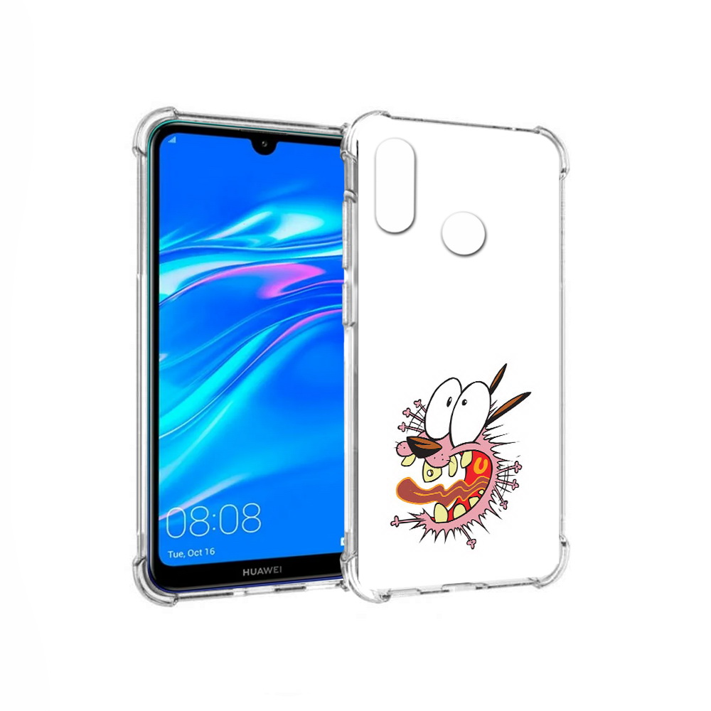 Чехол MyPads Tocco для Huawei Y9 испуганный бобик (PT227091.35.381)