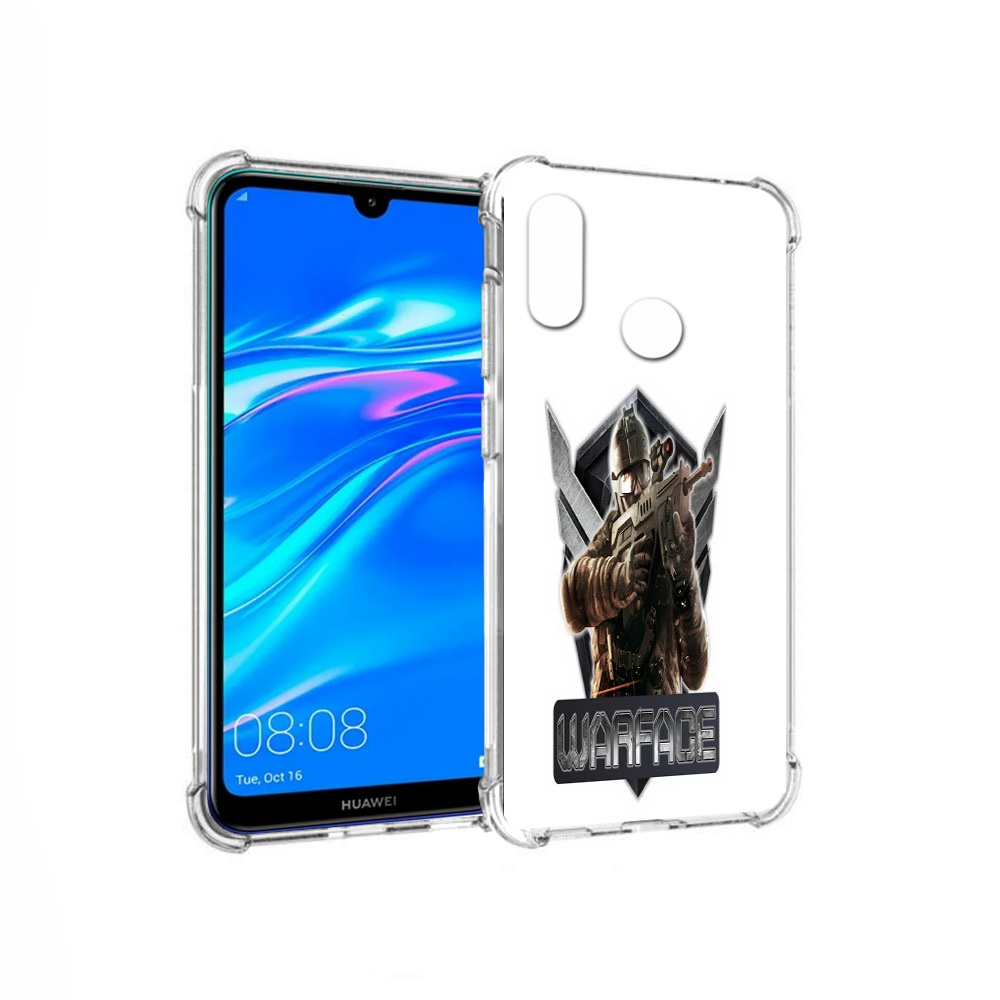 

Чехол MyPads Tocco для Huawei Y9 игра про войну (PT227091.35.374), Прозрачный, Tocco