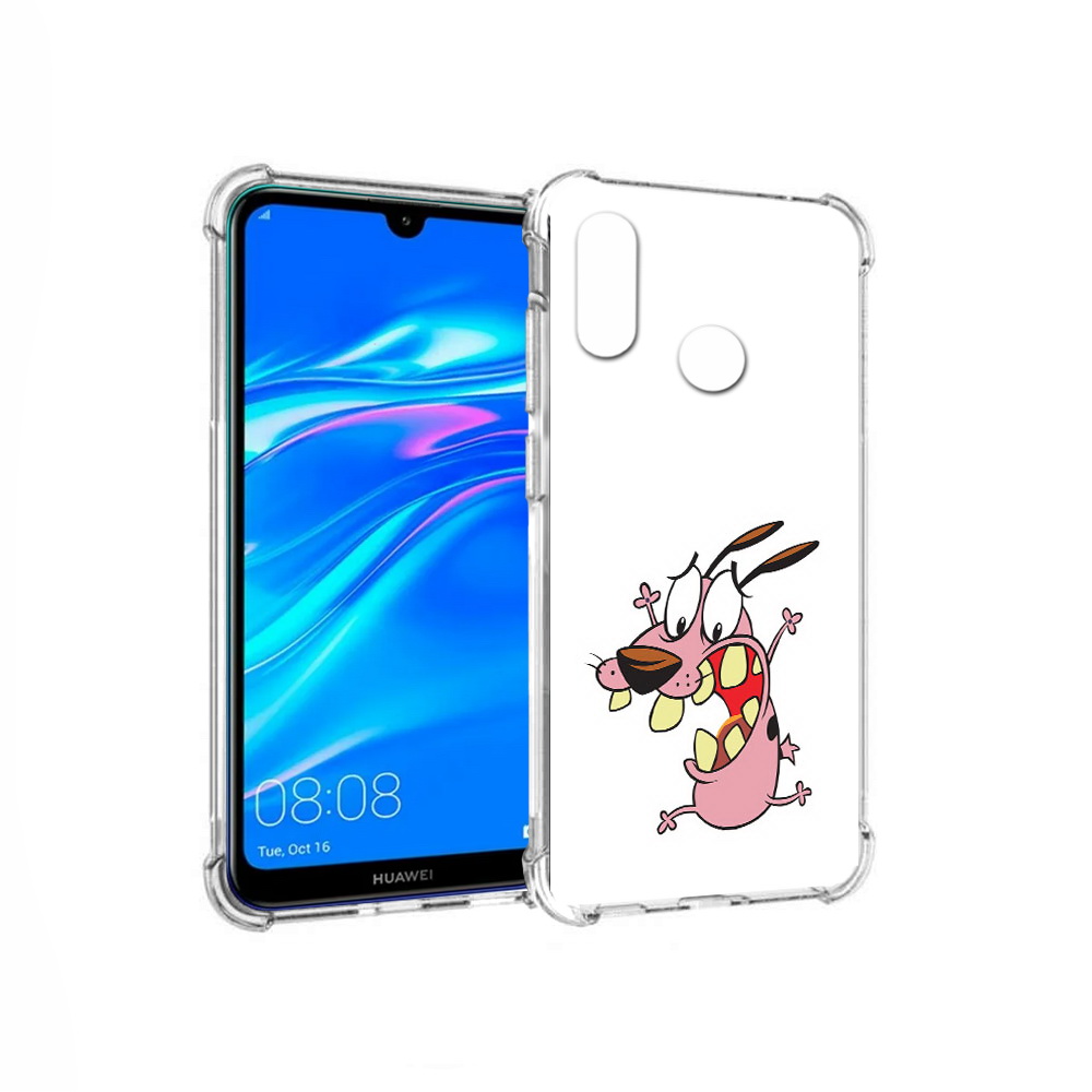 

Чехол MyPads Tocco для Huawei Y9 зубастый бобик (PT227091.35.371), Прозрачный, Tocco