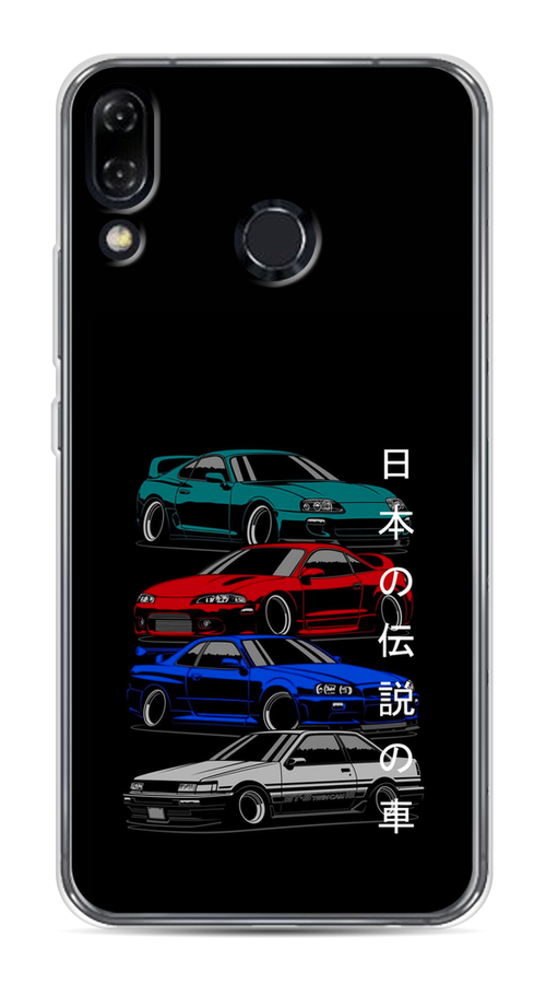 

Чехол Awog на Asus Zenfone 5 ZE620KL "JDM Legend cars", Зеленый;красный;синий, 43350-5