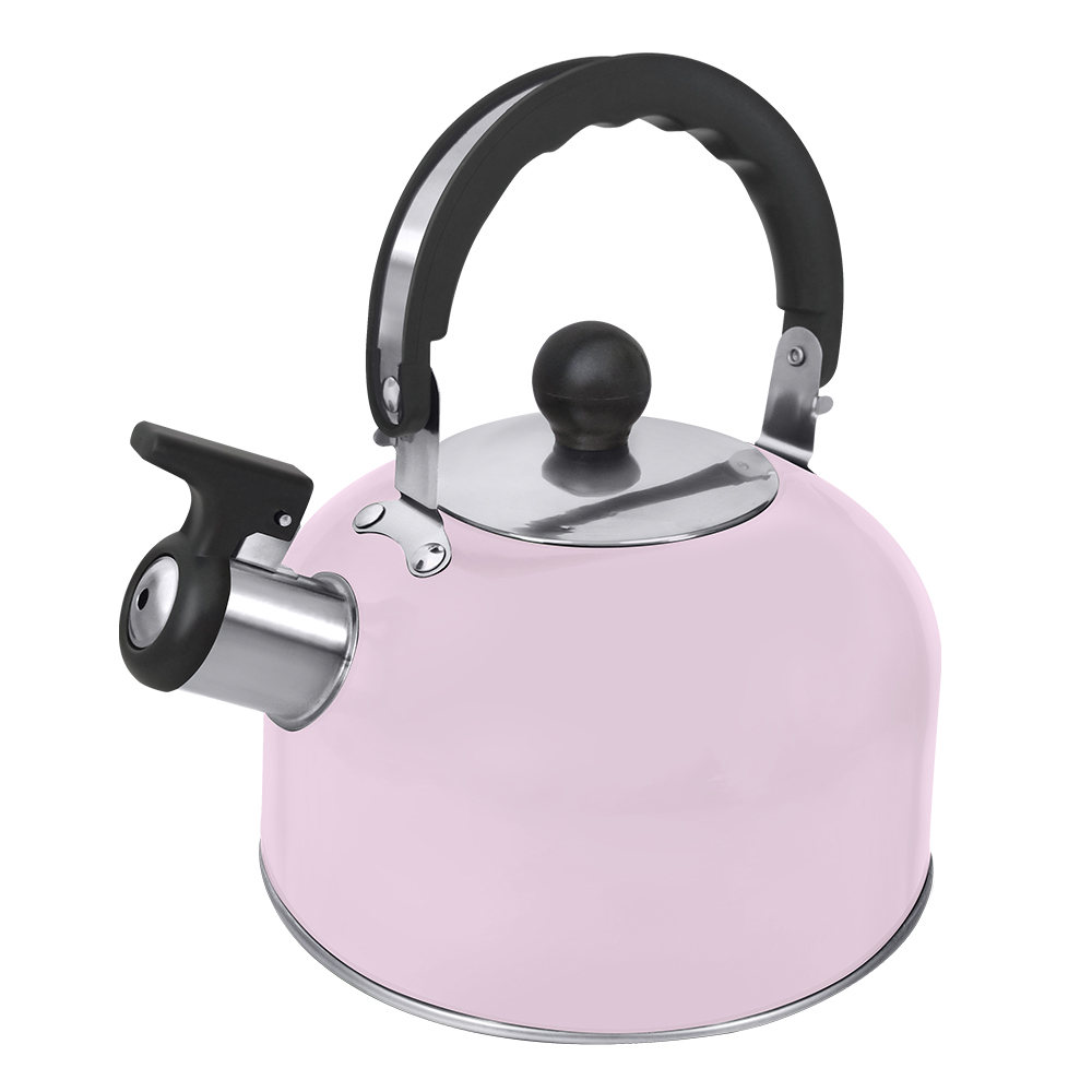 Чайник со свистком HOME ELEMENT HE-WK1602 розовый матовый