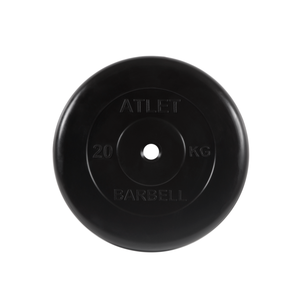 

Диск для штанги MB Barbell Atlet 20 кг, 51 мм черный, Atlet