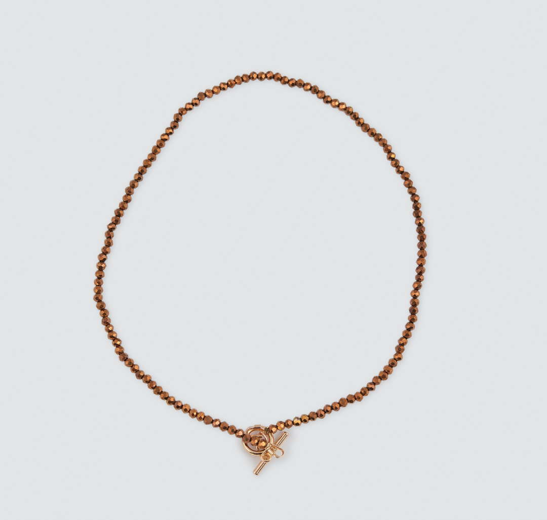 

Колье из металла со стеклом 38 см Marmalato 533-193 131701, 533-193 131701