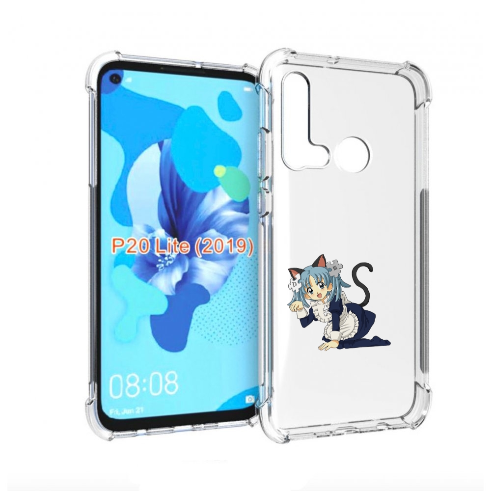 

Чехол бампер MyPads аниме3 для Huawei P20 Lite (2019)., Прозрачный, Tocco