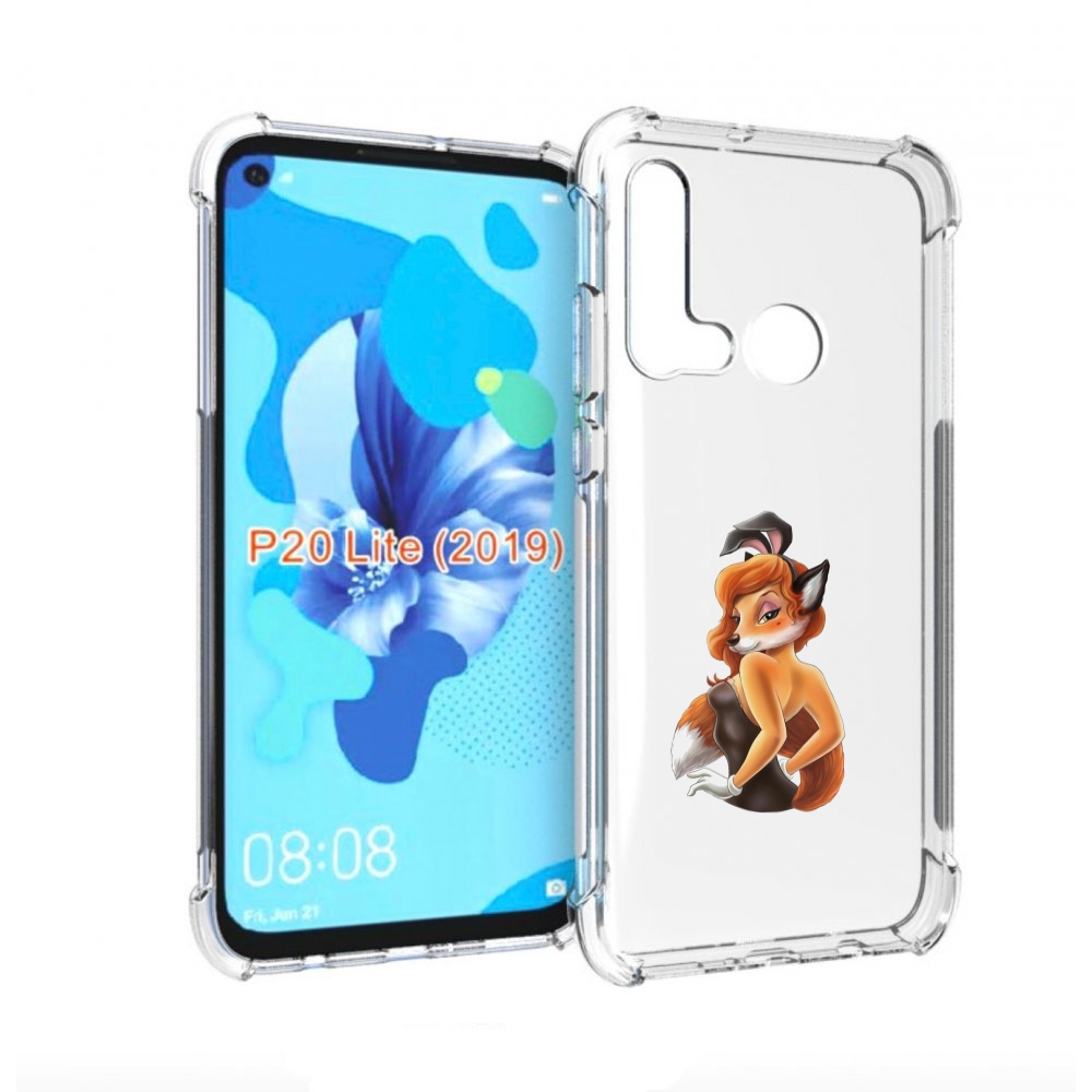 

Чехол бампер MyPads баронесса для Huawei P20 Lite (2019)., Прозрачный, Tocco