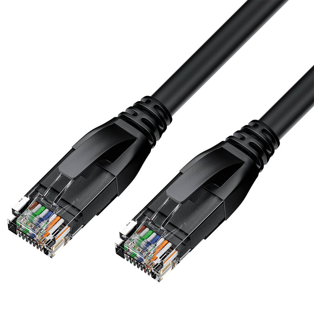 

Кабель Greenconnect RJ-45 - RJ-45 вилка-вилка 0.5м (GCR-53121) черный