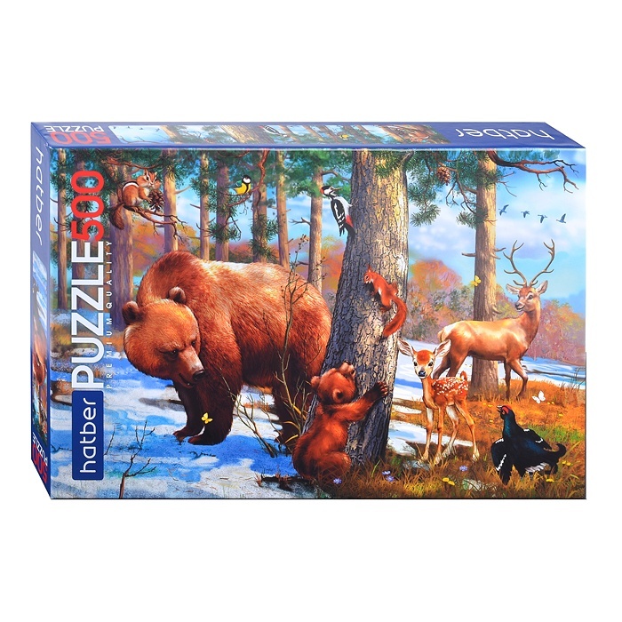 

Пазл Hatber 500, детские, Premium Лесные друзья, 500, детские, Premium Лесные друзья