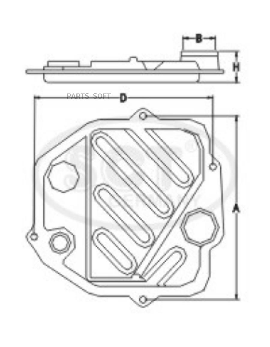 Фильтр АКПП SG1091 SSANG ACTYON. KYRON. REXTON 01-