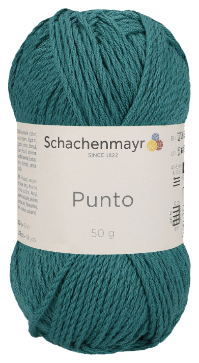 

Пряжа Schachenmayr 9807596 Punto (00069, teal), Зеленый, Punto