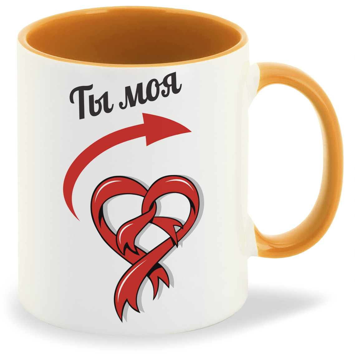 

Кружка CoolPodarok Ты моя есть пара, Ты моя есть пара