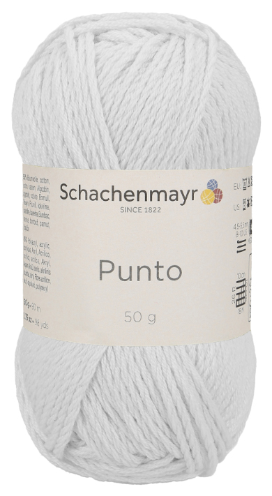 

Пряжа Schachenmayr 9807596 Punto (00010), Белый, Punto