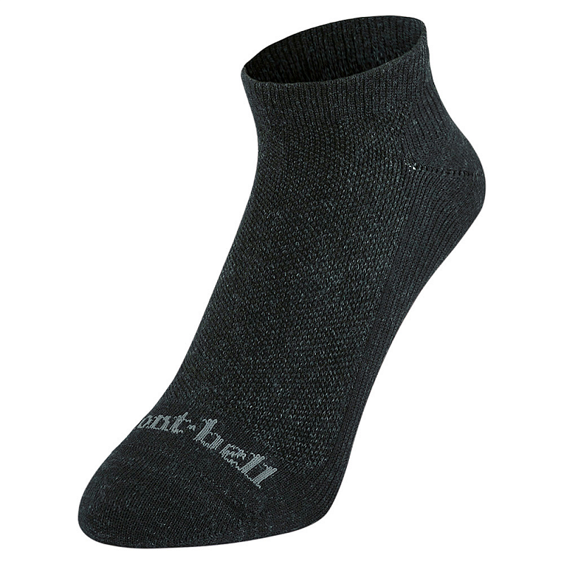 фото Montbell носки core spun travel ankle socks (m, черный, bk)