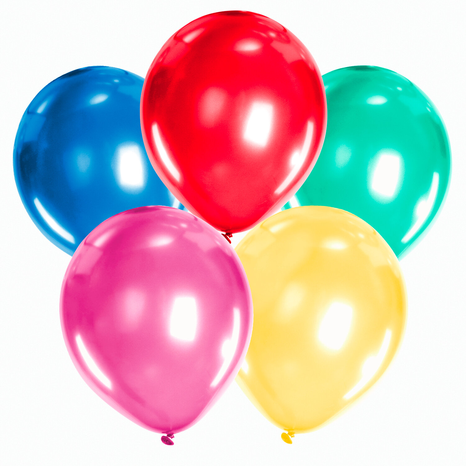 Шары воздушные Золотая Сказка 105010, 25см, металлик, 10 упак х 10шт - 100 шаров шары воздушные золотая сказка 12 30 см комплект 5 штук с рисунком с днем рождения