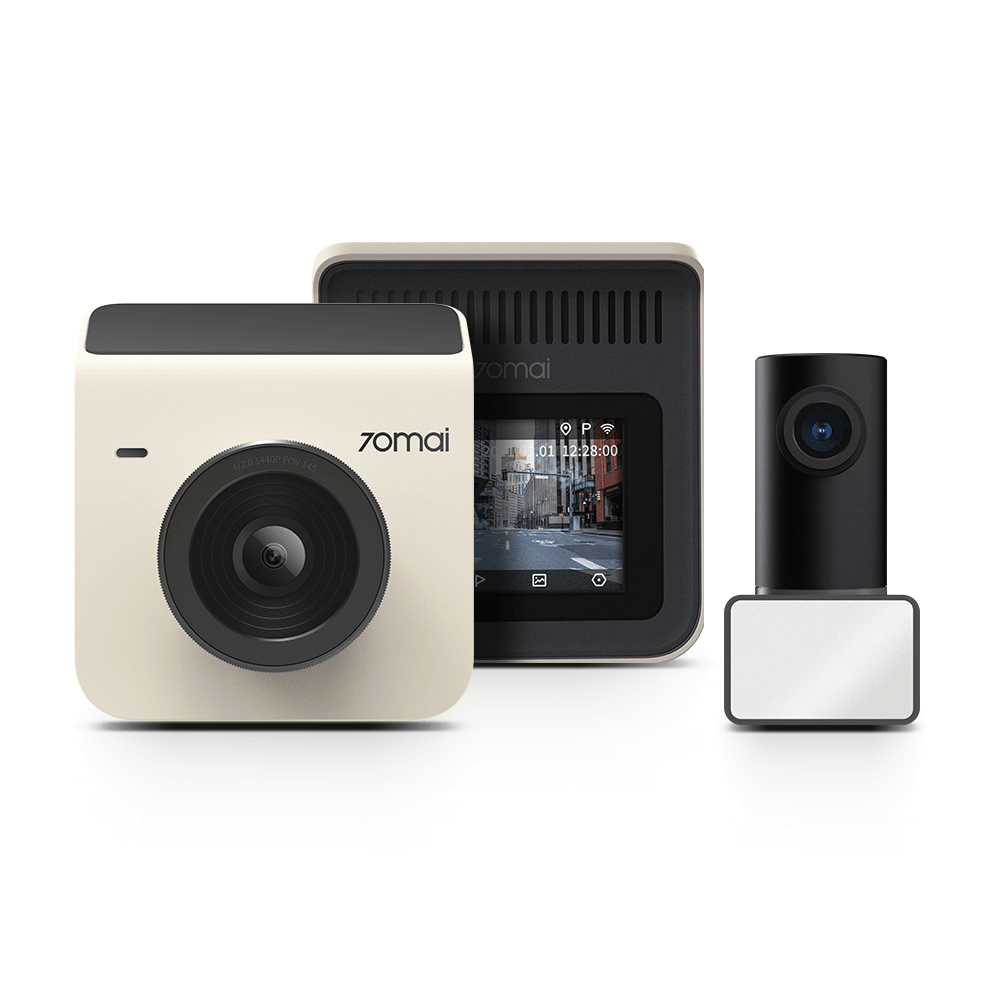 A400-1 Видеорегистратор 70mai Dash Cam A400 + Rear Cam Set Ivory