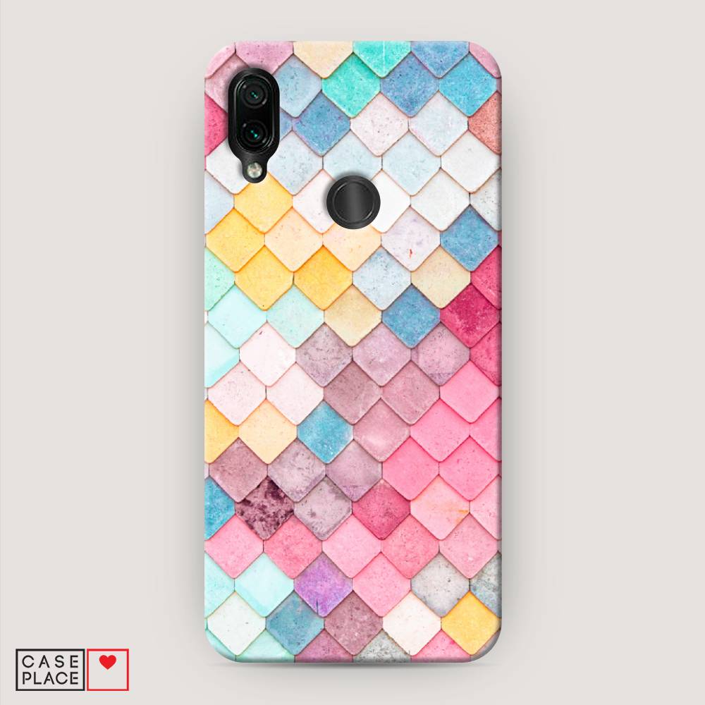 

Пластиковый чехол "Нежные ромбики" на Xiaomi Redmi 7, 35020-3