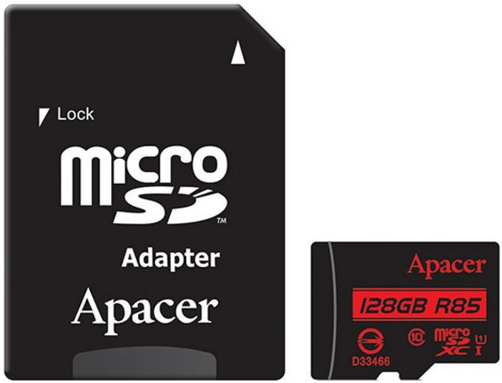 Карта памяти SDXC-micro 128Gb Apacer AP128GMCSX10U5-R