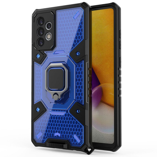 фото Противоударный чехол epik honeycomb armor с защитой камеры для samsung galaxy a72