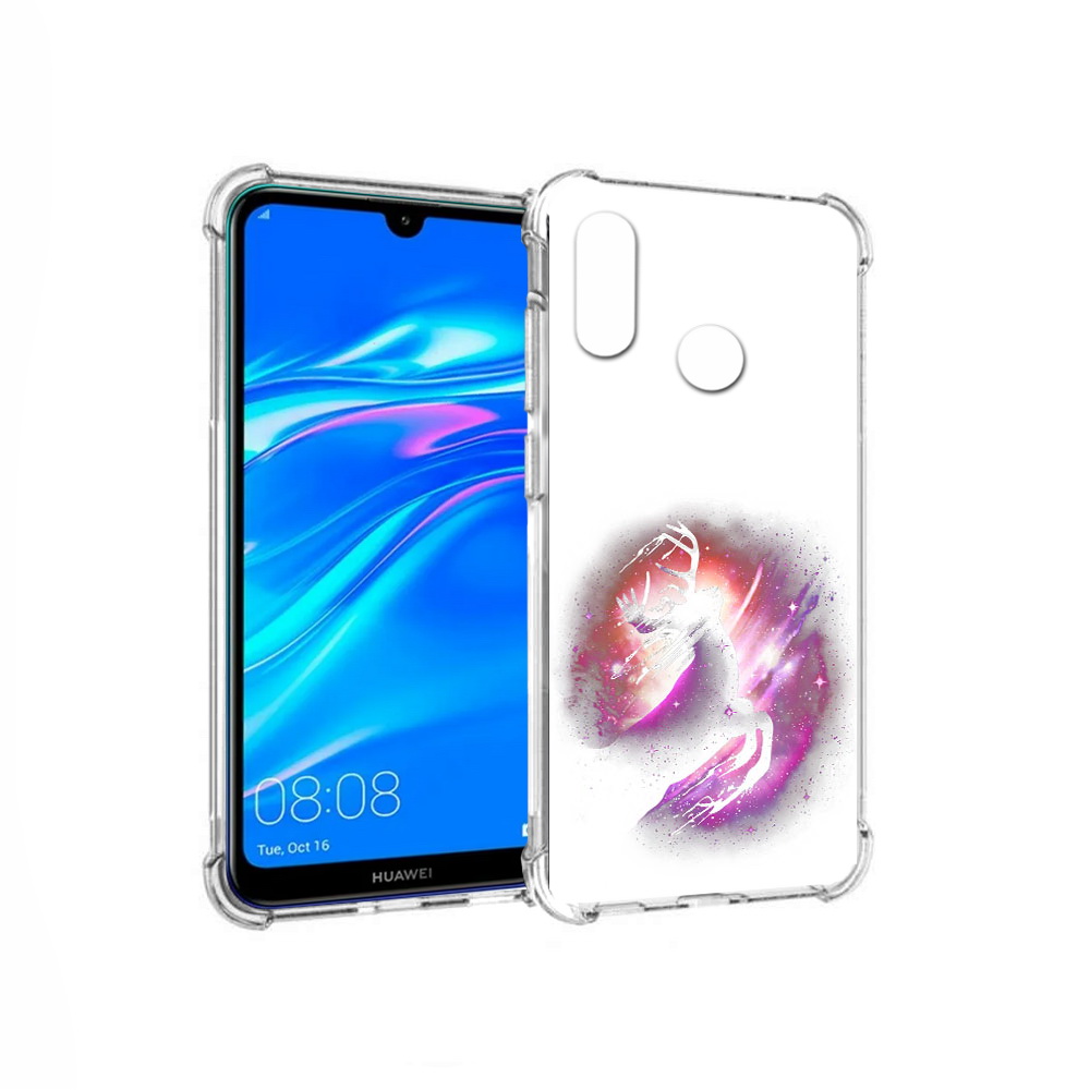 

Чехол MyPads Tocco для Huawei Y9 звездный олень (PT227091.35.354), Прозрачный, Tocco
