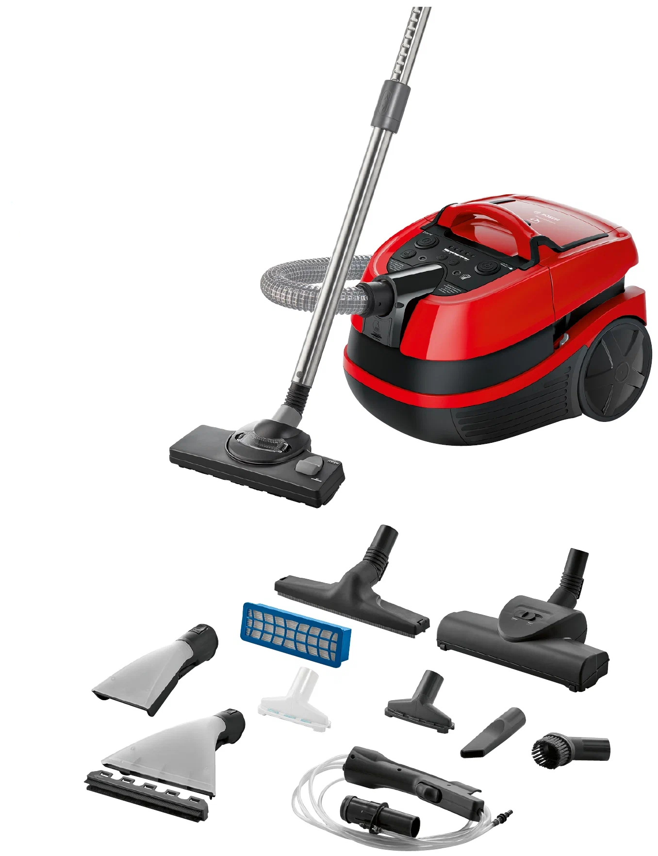 

Пылесос Bosch BWD421PET красный, BWD421PET