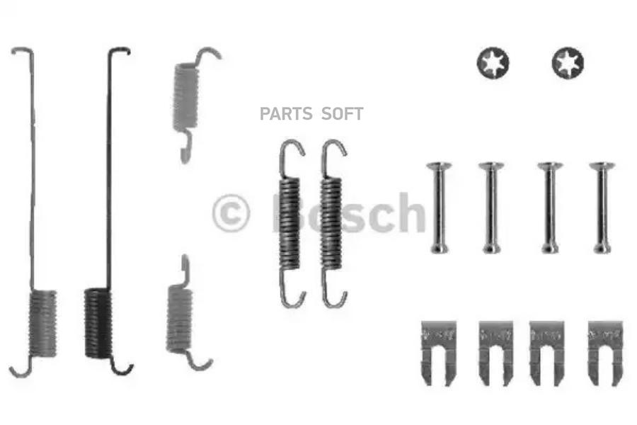 BOSCH Ремкомплект колодок BOSCH 1987475219