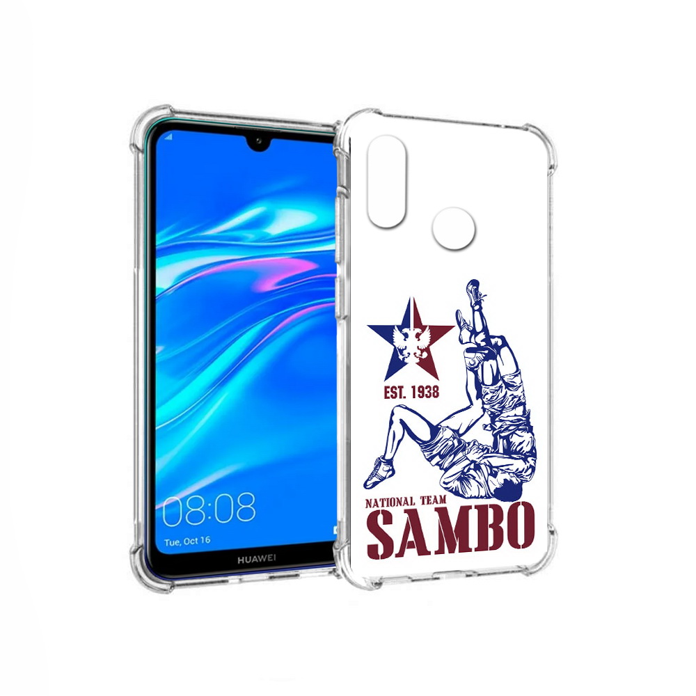 

Чехол MyPads Tocco для Huawei Y9 единоборства самбо (PT227091.35.344), Прозрачный, Tocco