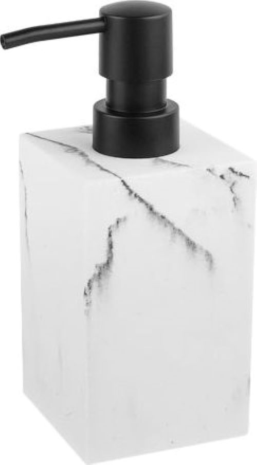 Дозатор для жидкого мыла PERFECTO LINEA Marble белый