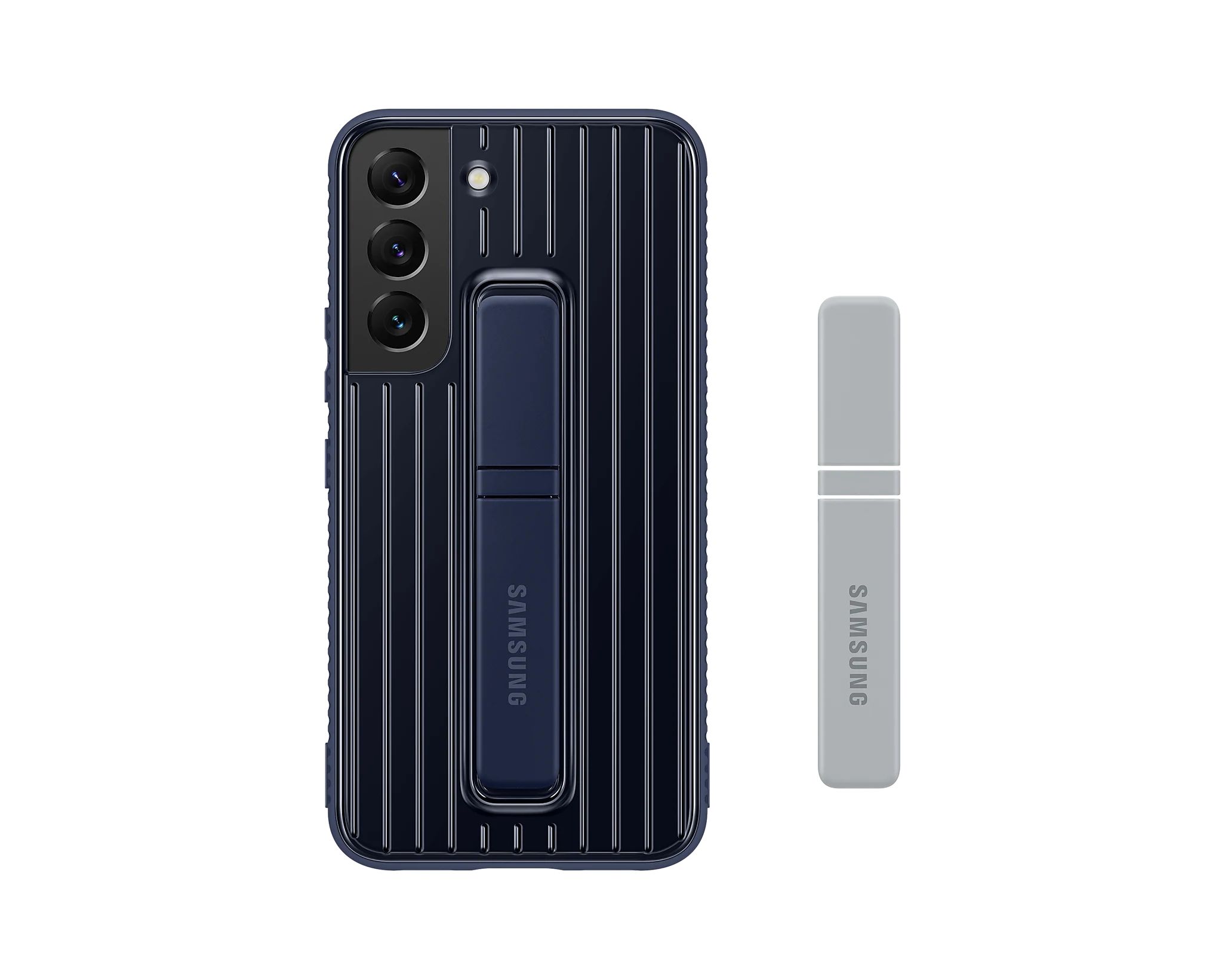 

Чехол Samsung Protective Standing Cover S22 т.-синий (EF-RS901), Protective Standing Cover S22 т.-синий (EF-RS901)