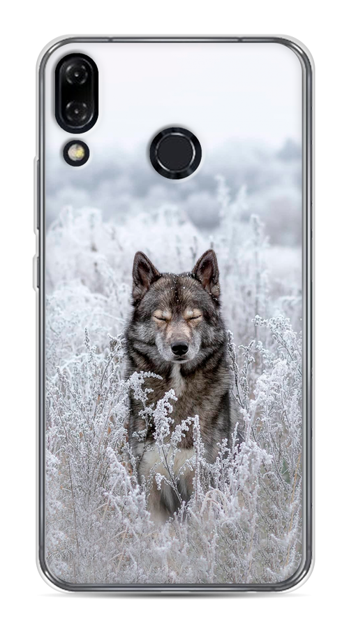 

Чехол Awog на Asus Zenfone 5 ZE620KL "Волк в поле", Белый;черный, 43350-1