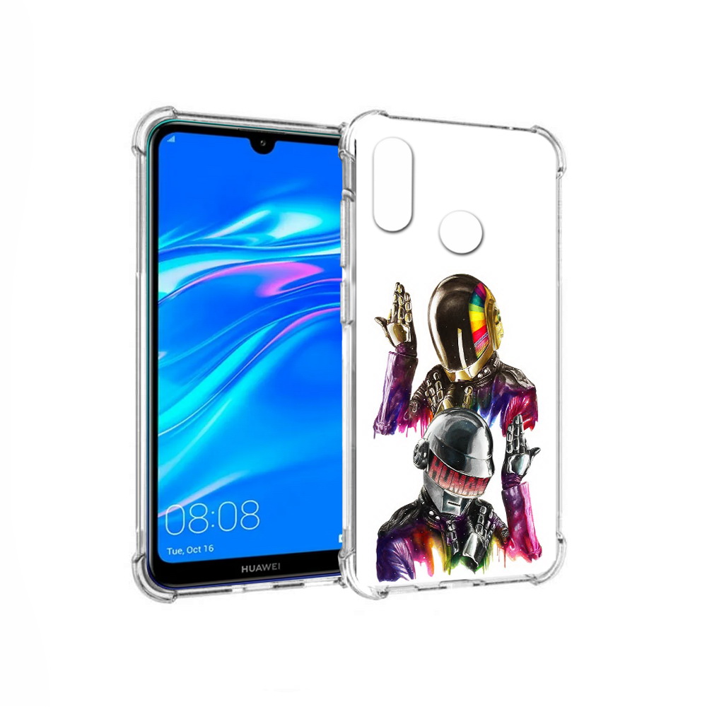 

Чехол MyPads Tocco для Huawei Y9 диско космонавты (PT227091.35.329), Прозрачный, Tocco