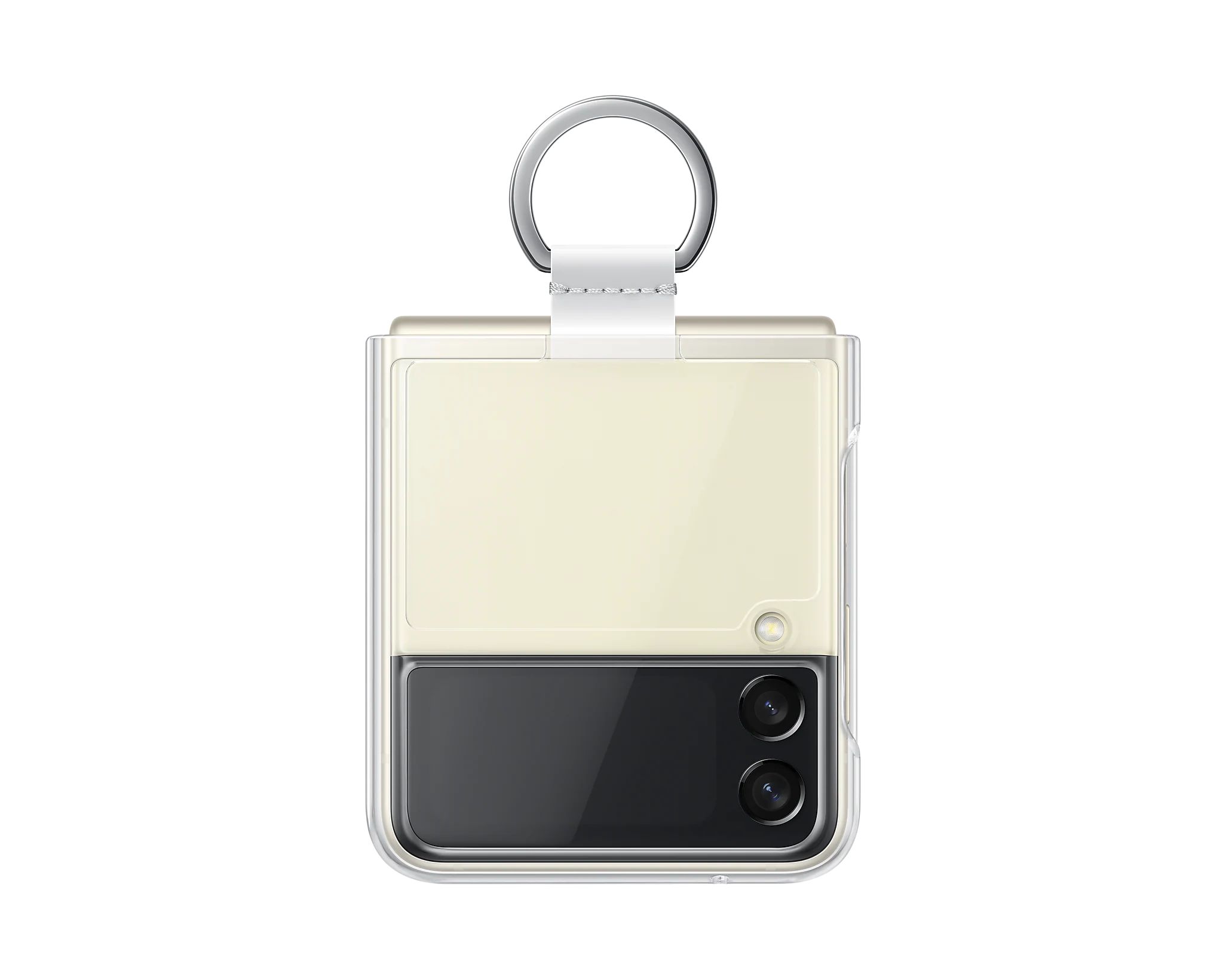 фото Чехол samsung galaxy z flip3 clear cover ring transparency