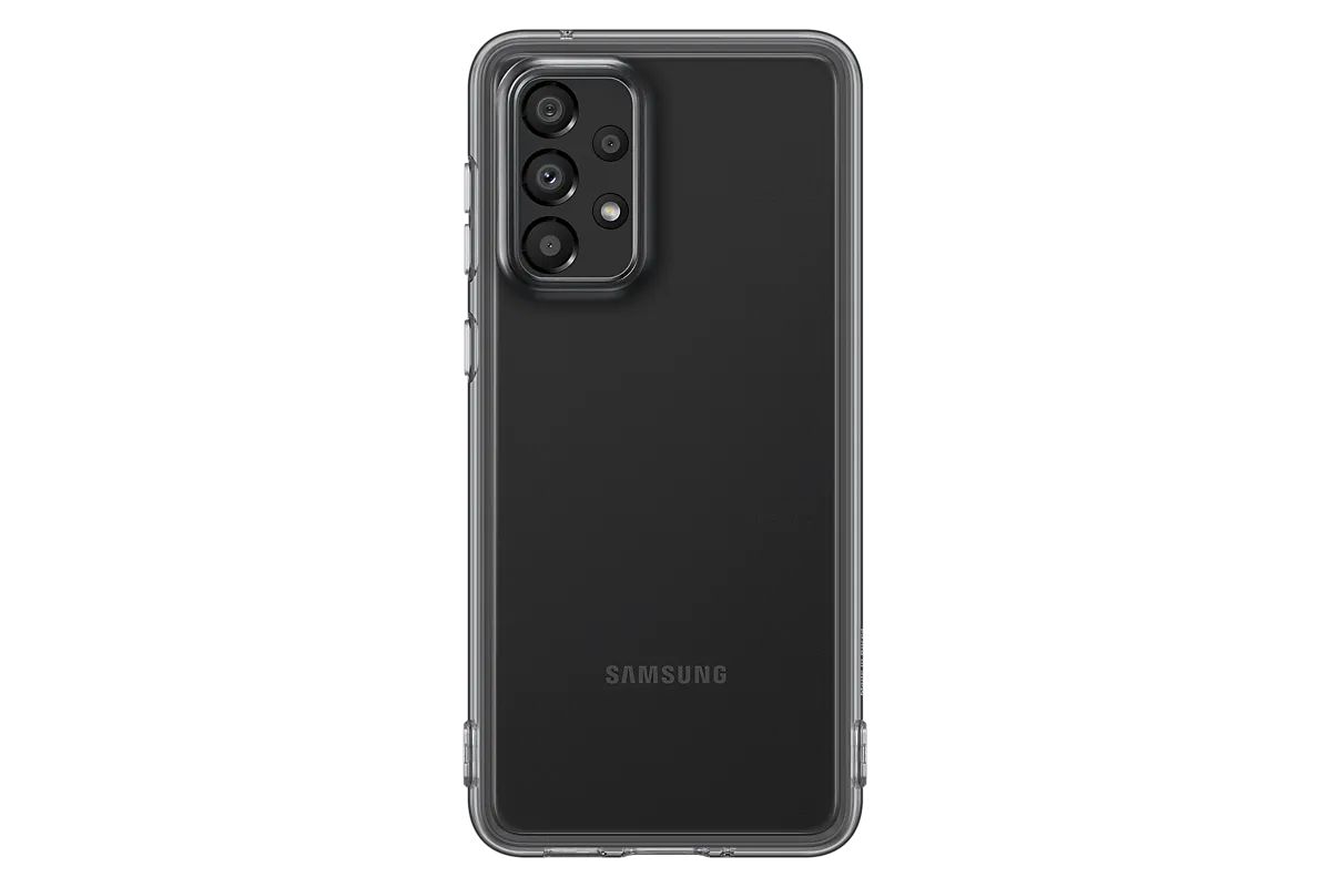 

Чехол Samsung Soft Clear Cover A33 5G чёрный (EF-QA336), Черный, Soft Clear Cover A33 5G чёрный (EF-QA336)