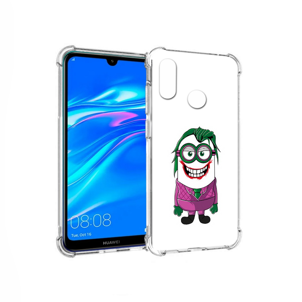 

Чехол MyPads Tocco для Huawei Y9 джокер миньон (PT227091.35.322), Прозрачный, Tocco
