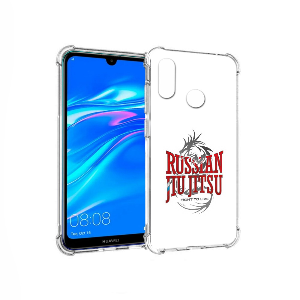 

Чехол MyPads Tocco для Huawei Y9 джиу джитсу (PT227091.35.321), Прозрачный, Tocco
