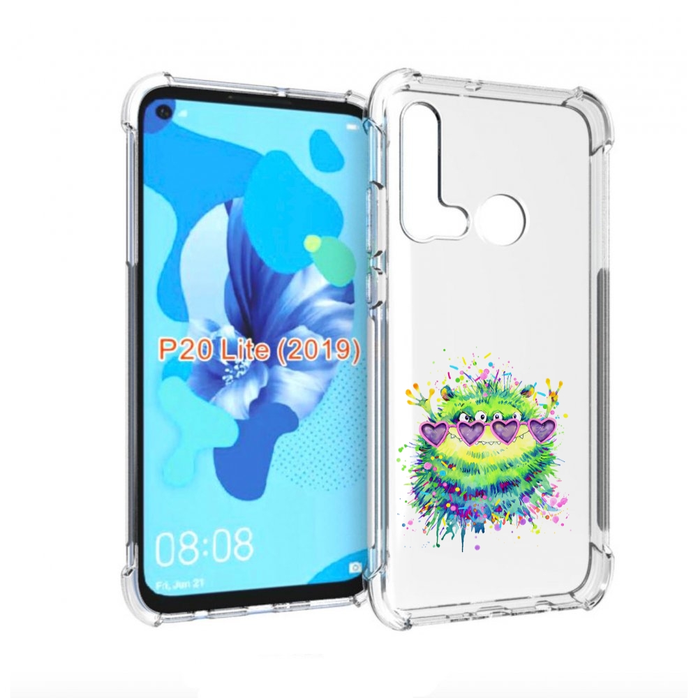 

Чехол бампер MyPads Пушистый персонаж для Huawei P20 Lite (2019), Прозрачный, Tocco