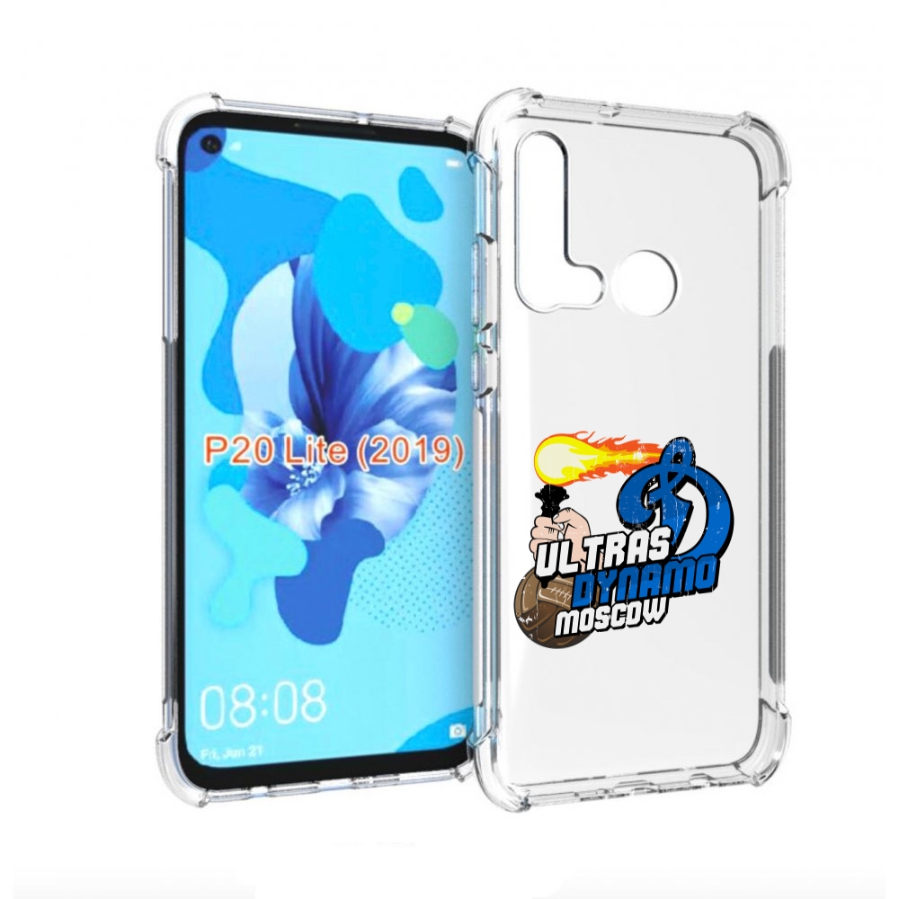 

Чехол бампер MyPads ФК Динамо для Huawei P20 Lite (2019)., Прозрачный, Tocco