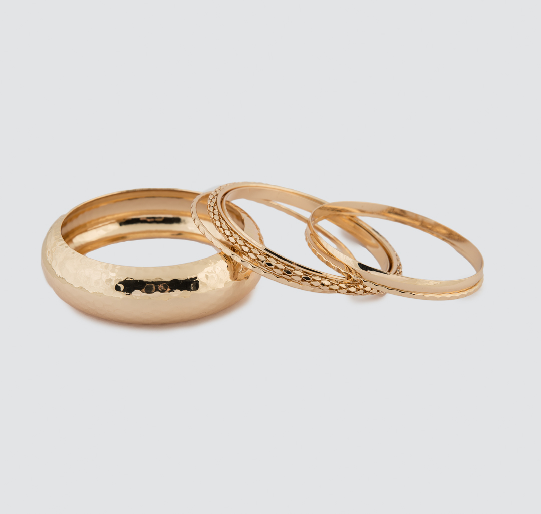 

Комплект браслетов из металла без вставки 16 см Marmalato 800-757 125295, 800-757 125295