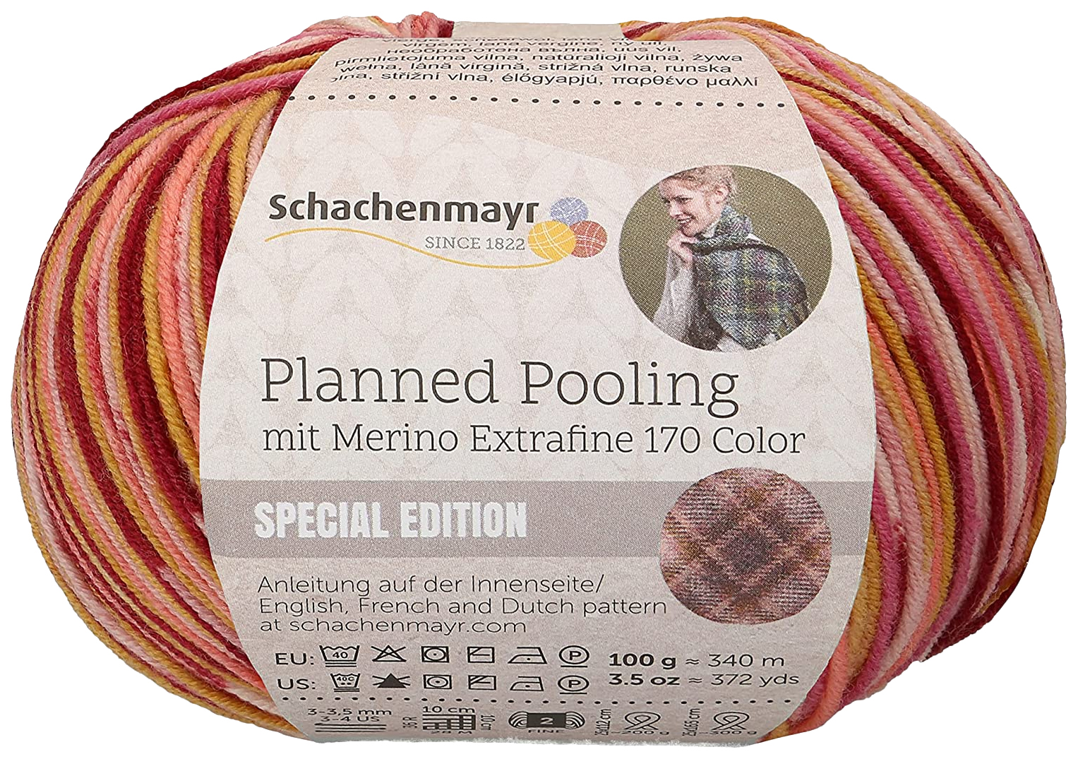 фото Пряжа schachenmayr 9807886 planned pooling with merino extrafine 170 color (00080)