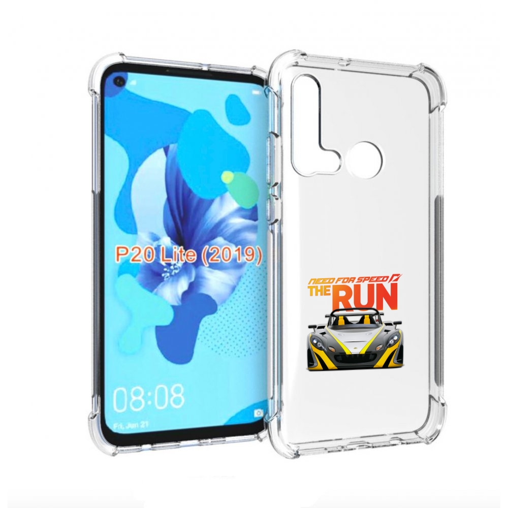 

Чехол бампер MyPads гонка для Huawei P20 Lite (2019)., Прозрачный, Tocco