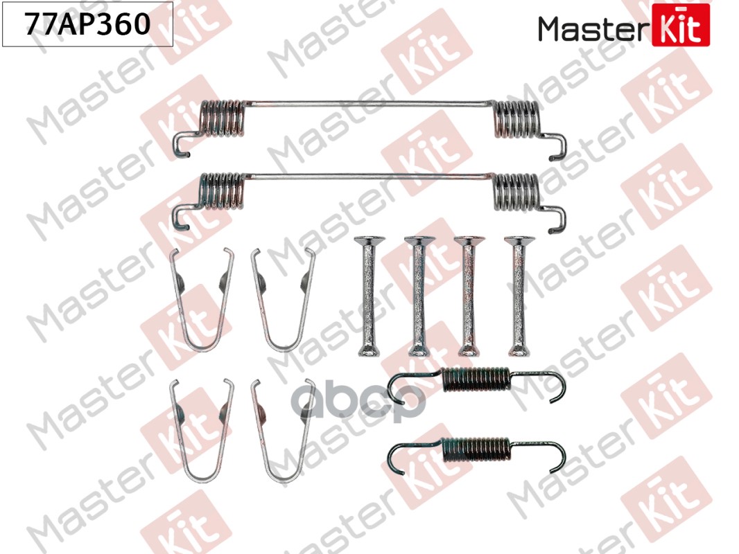 

Установочный комплект MASTERKIT для барабанных колодок 77ap360