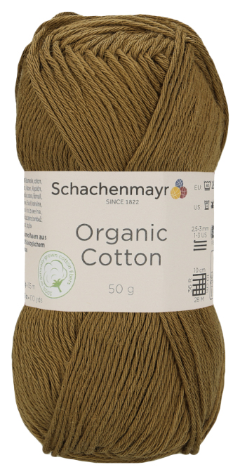 фото Пряжа schachenmayr 9807376 organic cotton sustainable (00071, olive)