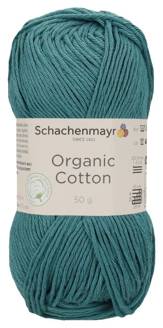 Пряжа Schachenmayr 9807376 Organic Cotton Sustainable (00065, teal)