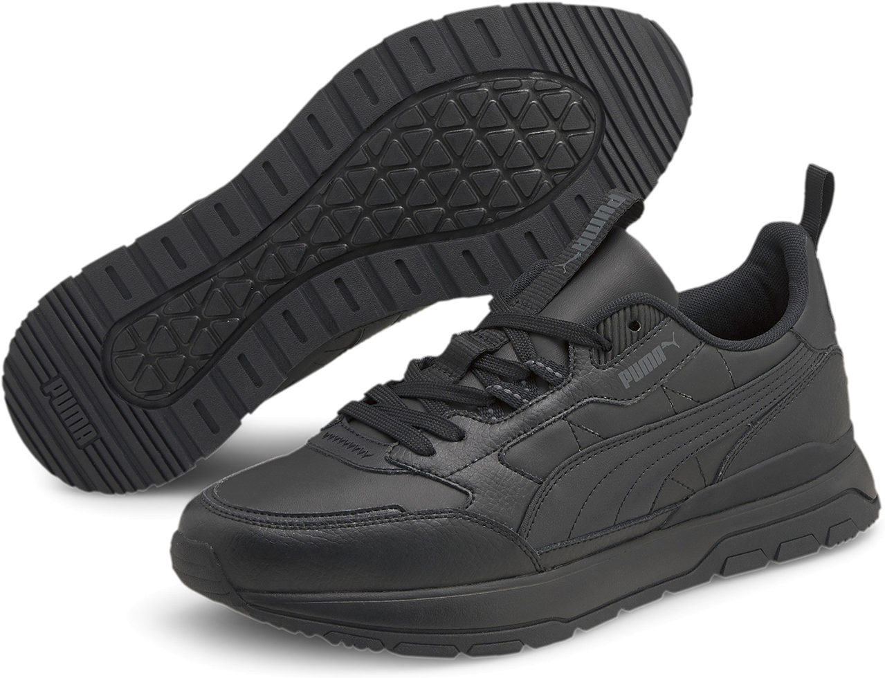 

Кроссовки унисекс PUMA R78 Trek Lth черные 7 UK, Черный, R78 Trek Lth