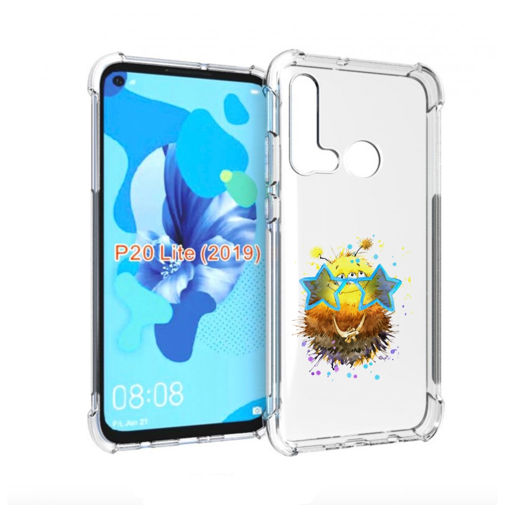 

Чехол бампер MyPads Буня для Huawei P20 Lite (2019)., Прозрачный, Tocco